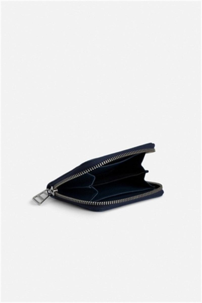 Zadig & Voltaire Mini Wallet Granatowe | ZV-255939