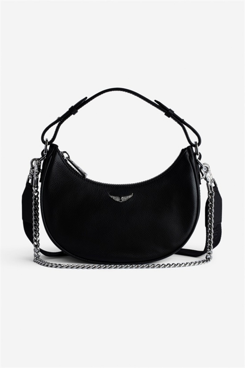 Zadig & Voltaire Moonrock Bag Czarne | ZV-256048