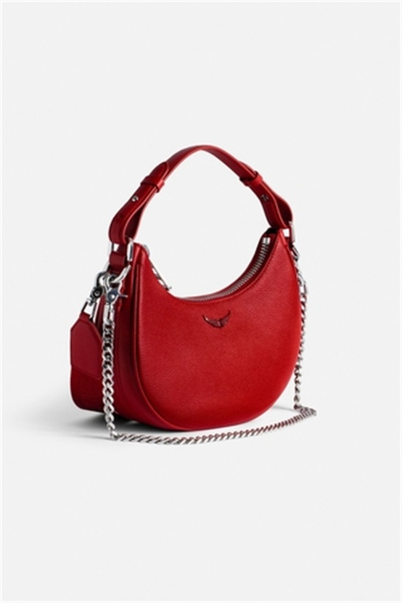 Zadig & Voltaire Moonrock Bag Czerwone | ZV-256050