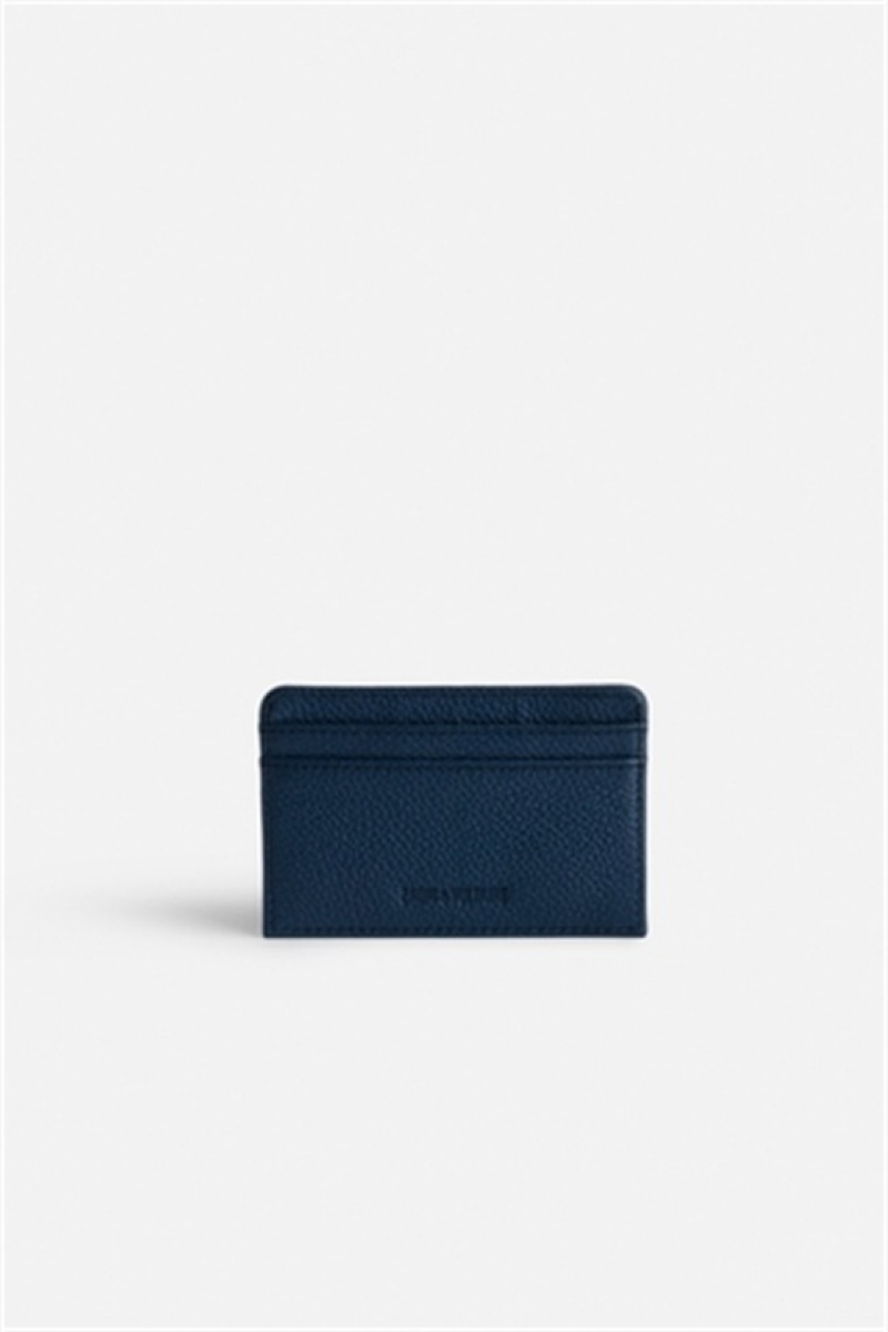 Zadig & Voltaire Pass Card Holder Granatowe | ZV-255944