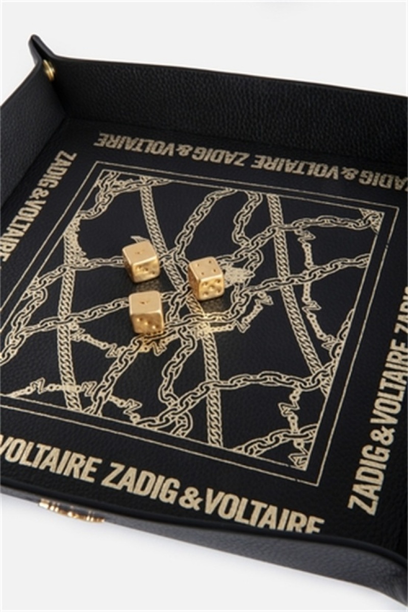 Zadig & Voltaire Rock And Roll The Dice Mat Czarne | ZV-255797