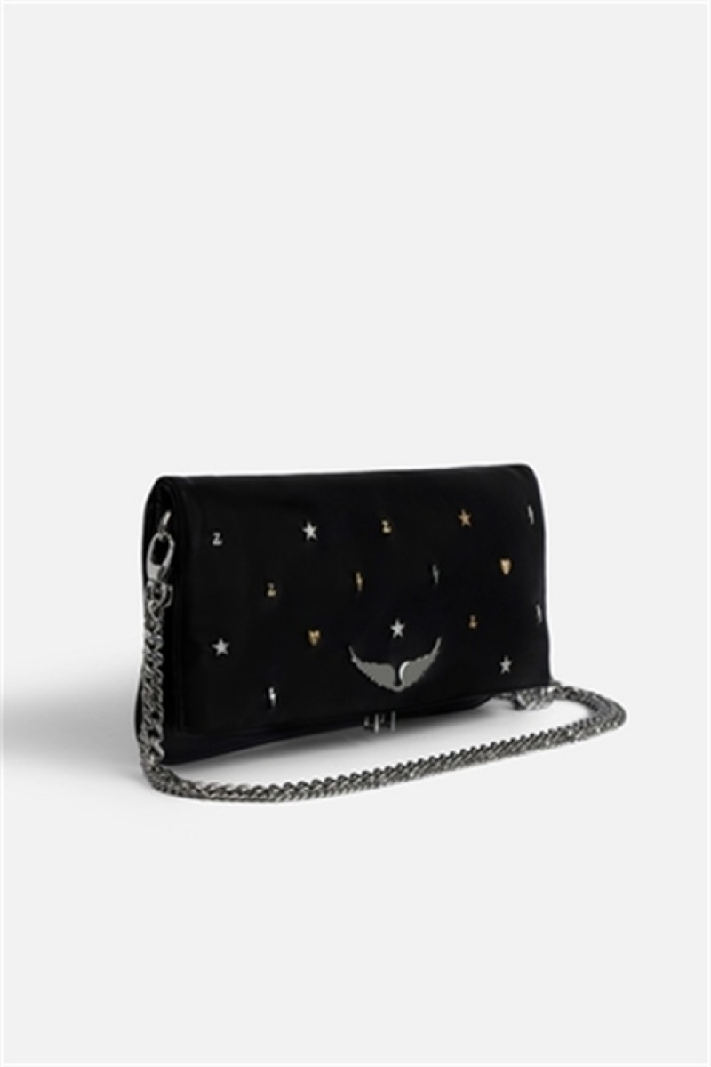 Zadig & Voltaire Rock Lucky Charms Bag Czarne | ZV-256189