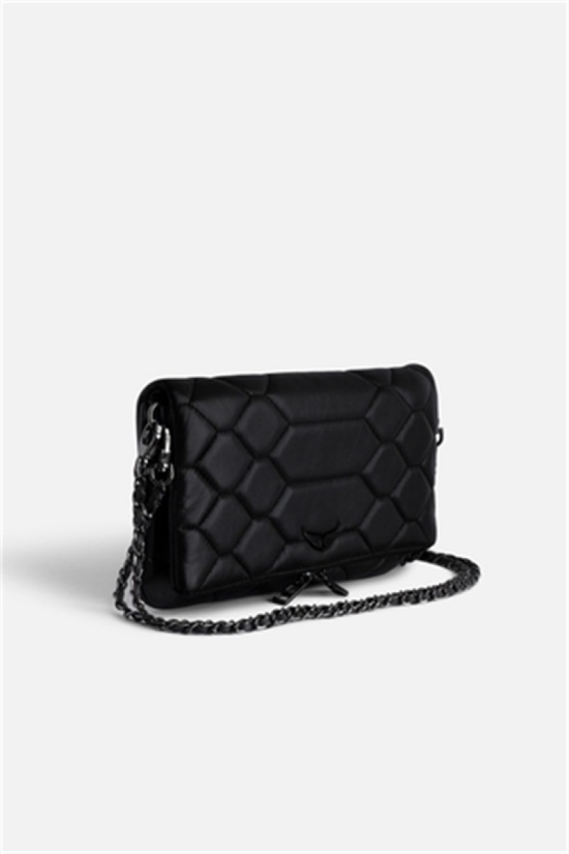 Zadig & Voltaire Rock Mat Scale Bag Czarne | ZV-256174