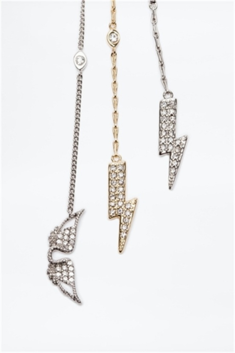 Zadig & Voltaire Rock Mix N Match Earring Złote | ZV-255899