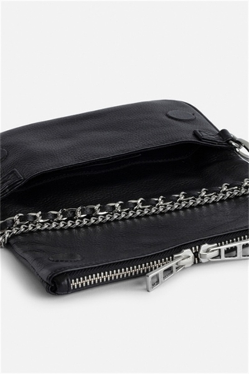 Zadig & Voltaire Rock Nano Bag Czarne | ZV-256184