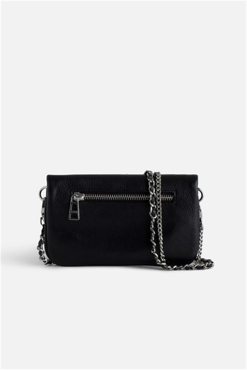 Zadig & Voltaire Rock Nano Bag Czarne | ZV-256184