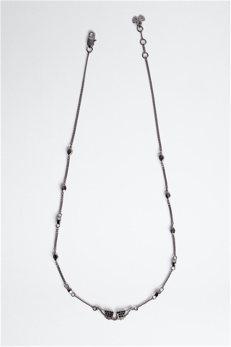 Zadig & Voltaire Rock Necklace Obsidian | ZV-255900