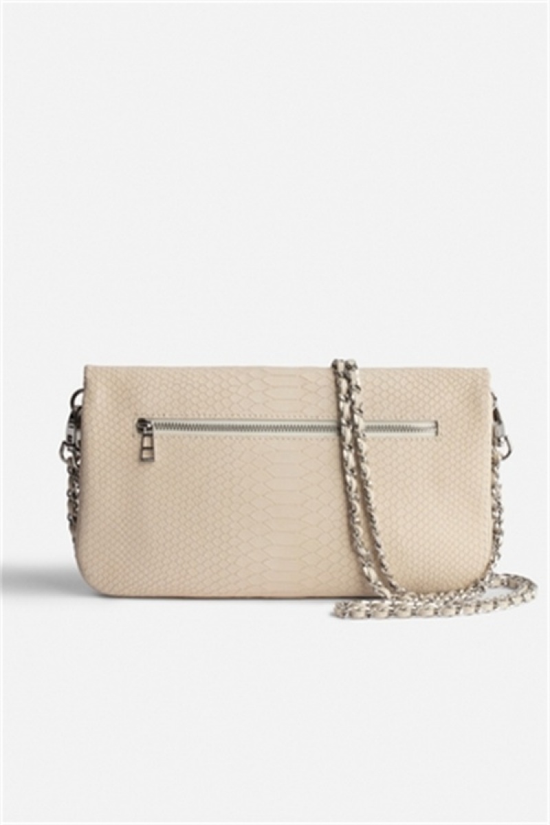 Zadig & Voltaire Rock Soft Savage Bag Beżowe | ZV-256164