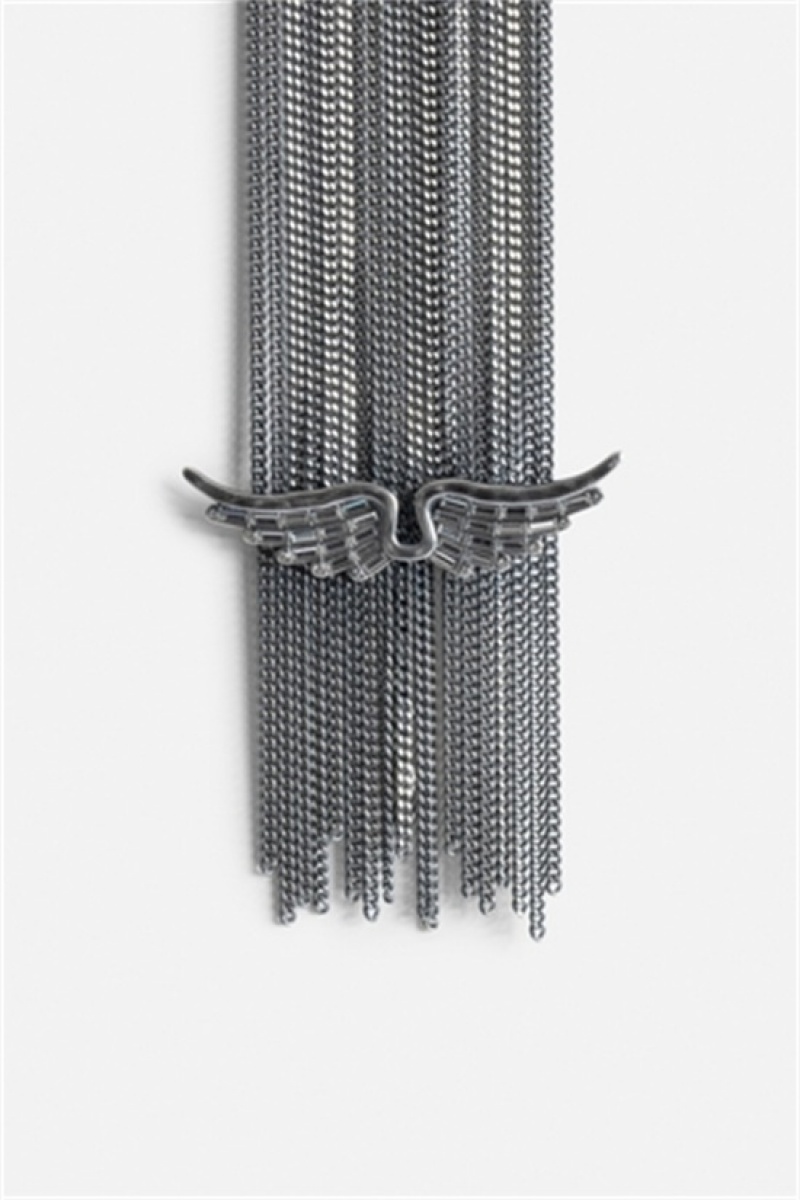 Zadig & Voltaire Rock Star Bracelet Srebrne | ZV-255858