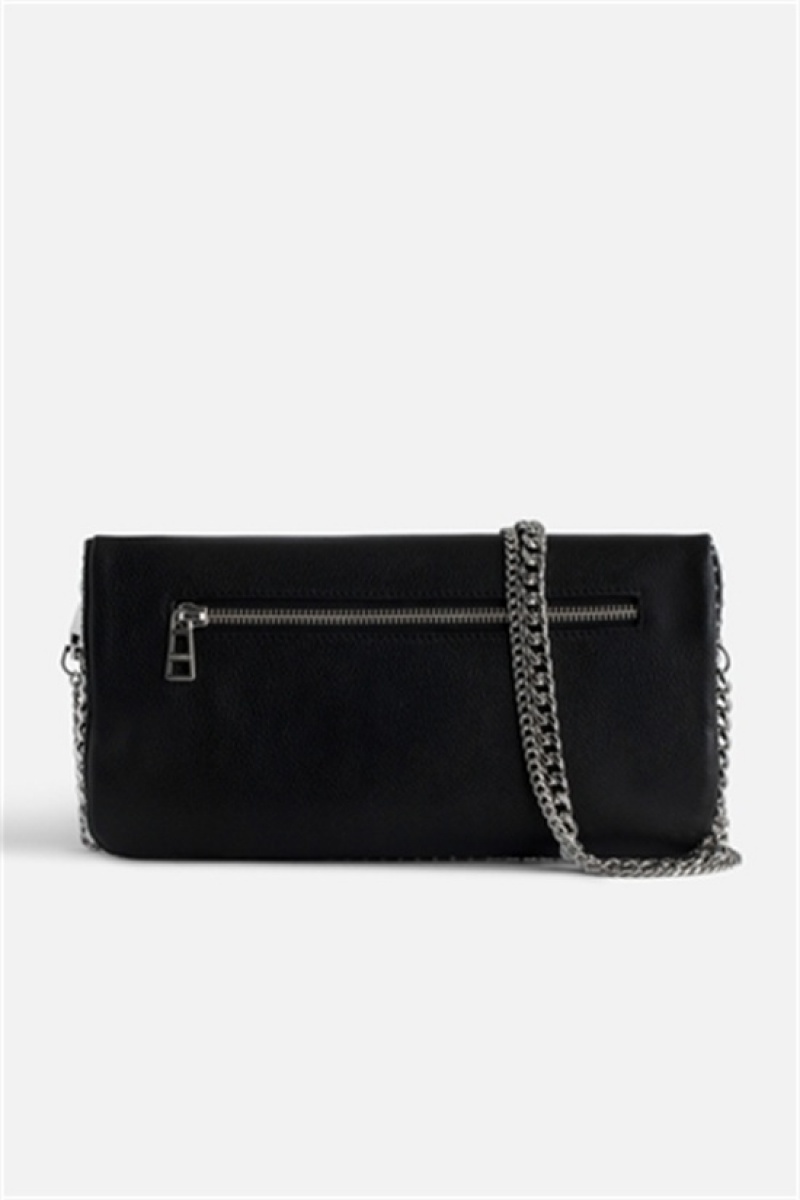 Zadig & Voltaire Rock Studs Bag Czarne | ZV-256173