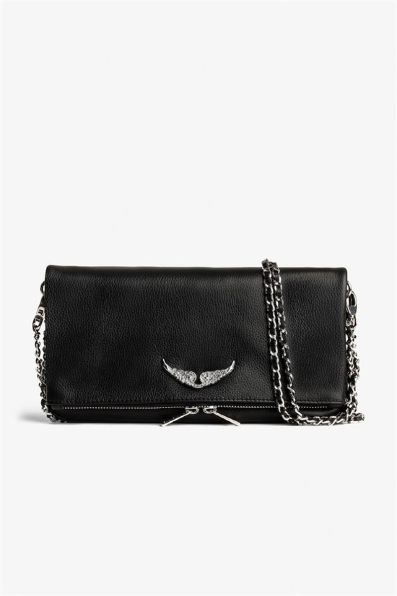 Zadig & Voltaire Rock Swing Your Wings Bag Czarne | ZV-256069