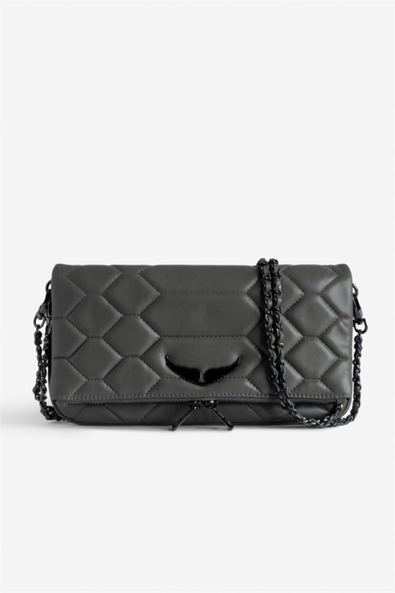 Zadig & Voltaire Rock Xl Mat Bag Czarne | ZV-256177