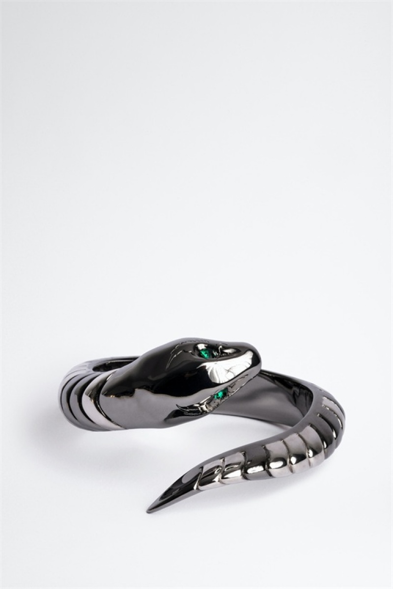 Zadig & Voltaire Snake Bracelet Srebrne | ZV-255880