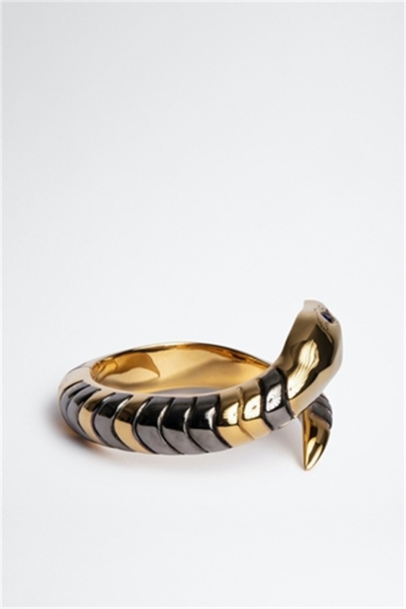 Zadig & Voltaire Snake Bracelet Złote | ZV-255879