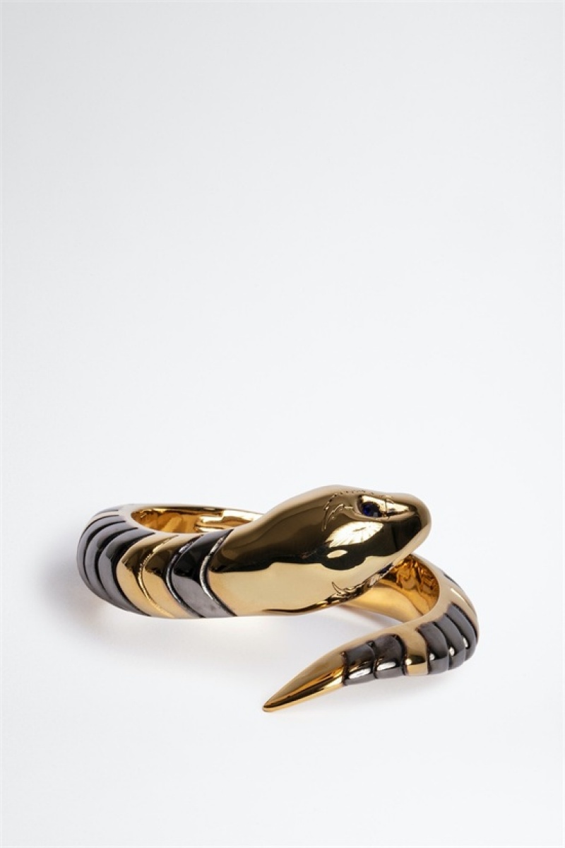 Zadig & Voltaire Snake Bracelet Złote | ZV-255879