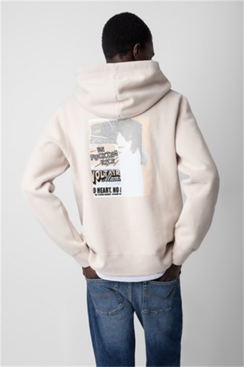 Zadig & Voltaire Soda Compo Sweatshirt Beżowe | ZV-255741