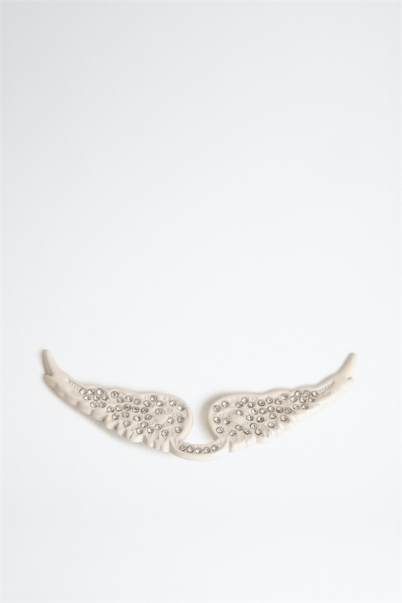 Zadig & Voltaire Swing Your Wings Charms Białe | ZV-256143