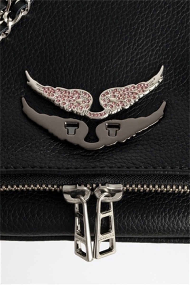 Zadig & Voltaire Swing Your Wings Charms Srebrne Różowe | ZV-256142