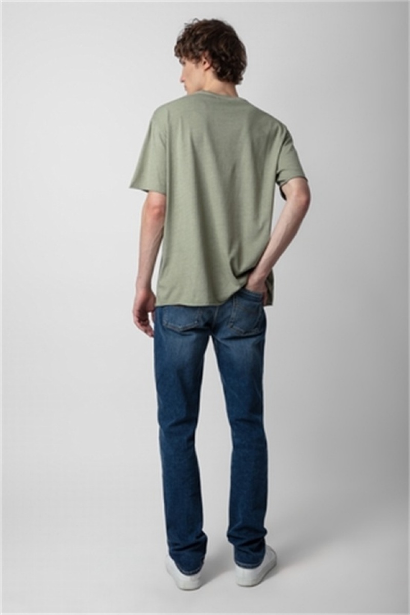 Zadig & Voltaire Thilo T-shirt Khaki | ZV-255683