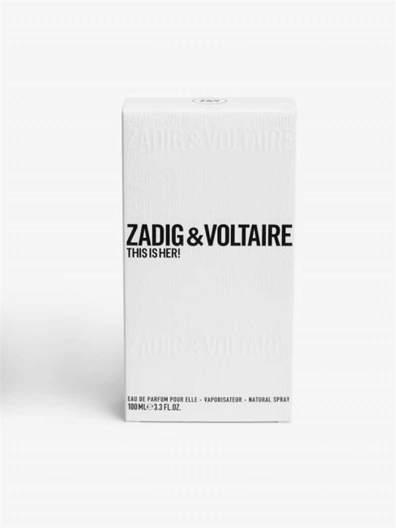 Zadig & Voltaire This Is Her! Fragrance 100ML Białe | ZV-255655