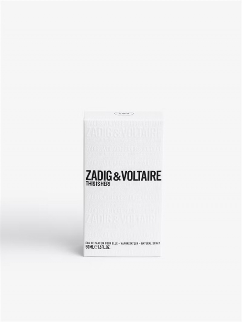 Zadig & Voltaire This Is Her! Fragrance 50 ML Białe | ZV-255651