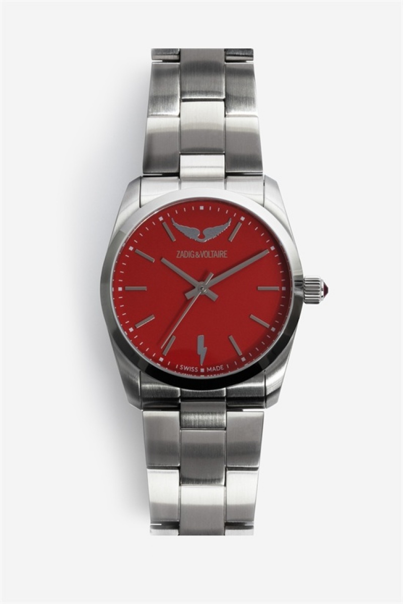 Zadig & Voltaire Time2love Watch Czerwone | ZV-255849