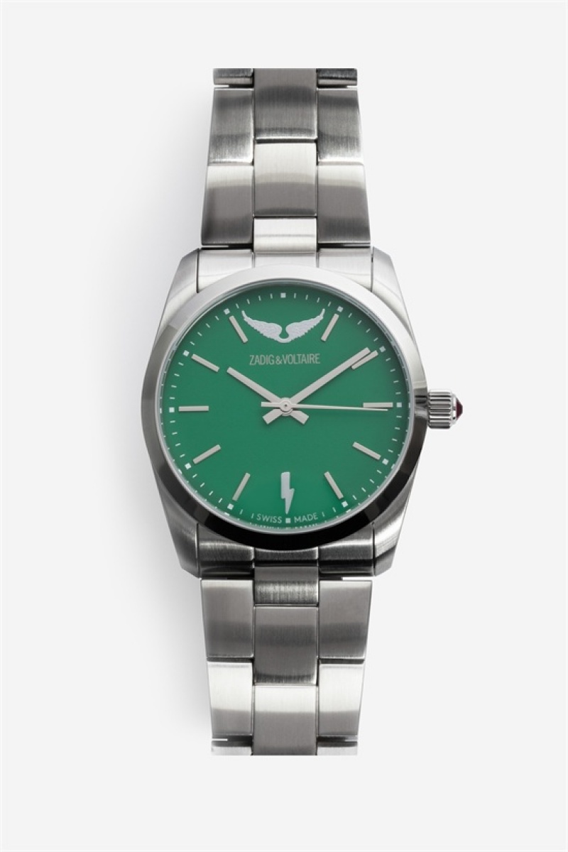 Zadig & Voltaire Time2love Watch Zielone | ZV-255850