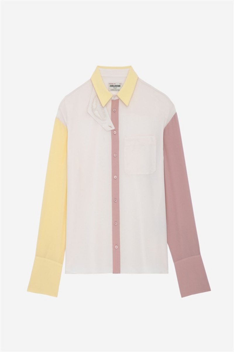 Zadig & Voltaire Tyrone Shirt Białe | ZV-256321