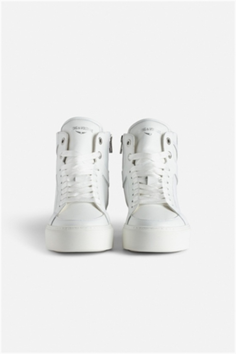 Zadig & Voltaire Zv1747 High Chunky Sneakers Białe | ZV-255775